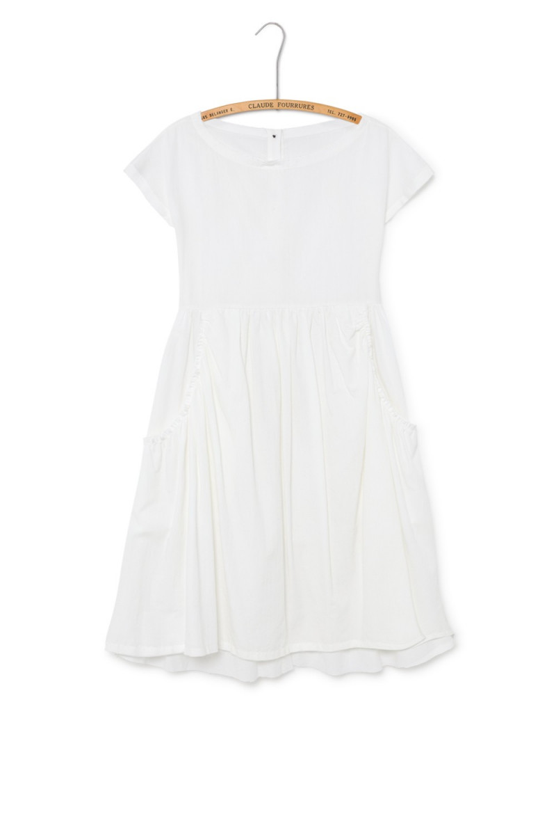 crushed cotton dress