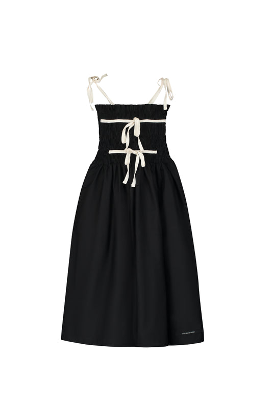 Magic Strap Dress Black