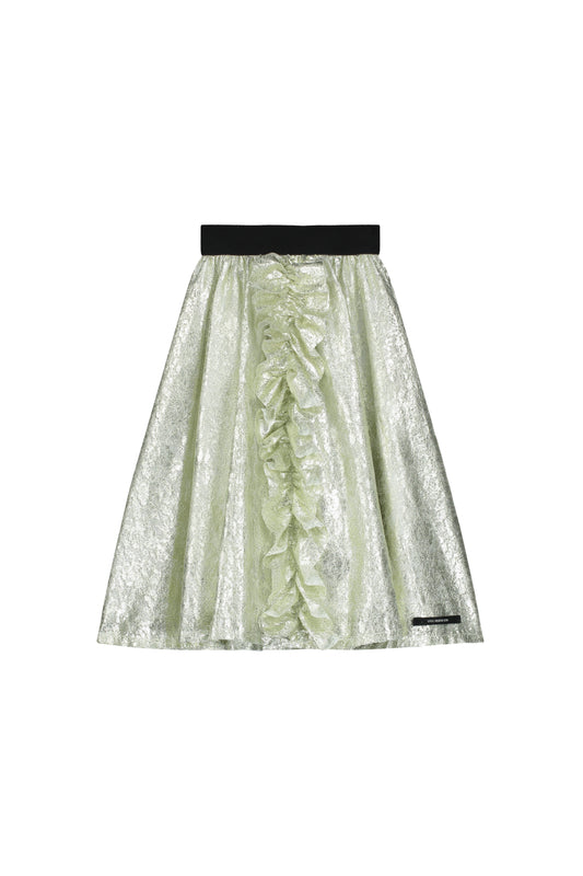 Dreamer Bubble Skirt Gold Lace