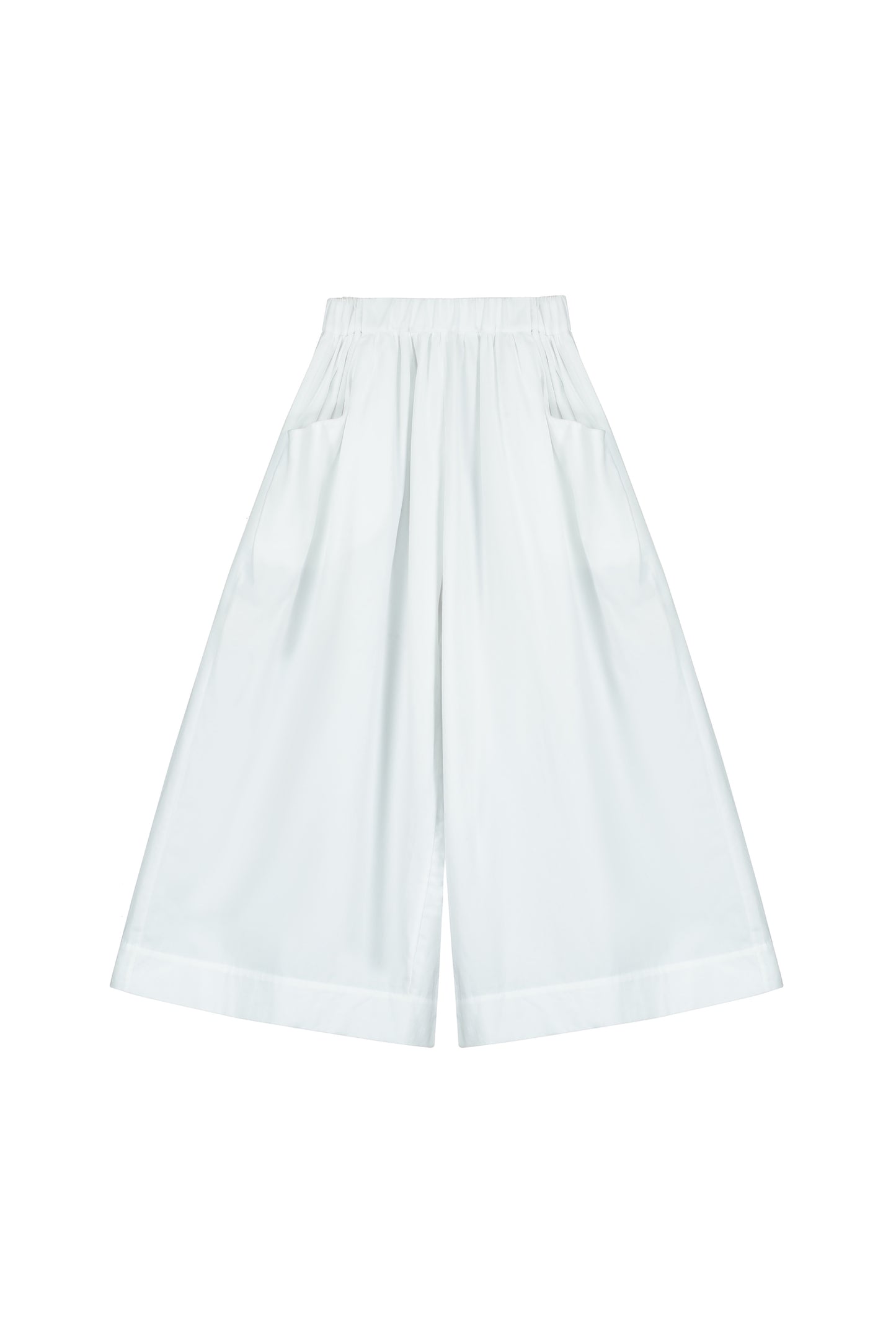 Origami Wide Pants White