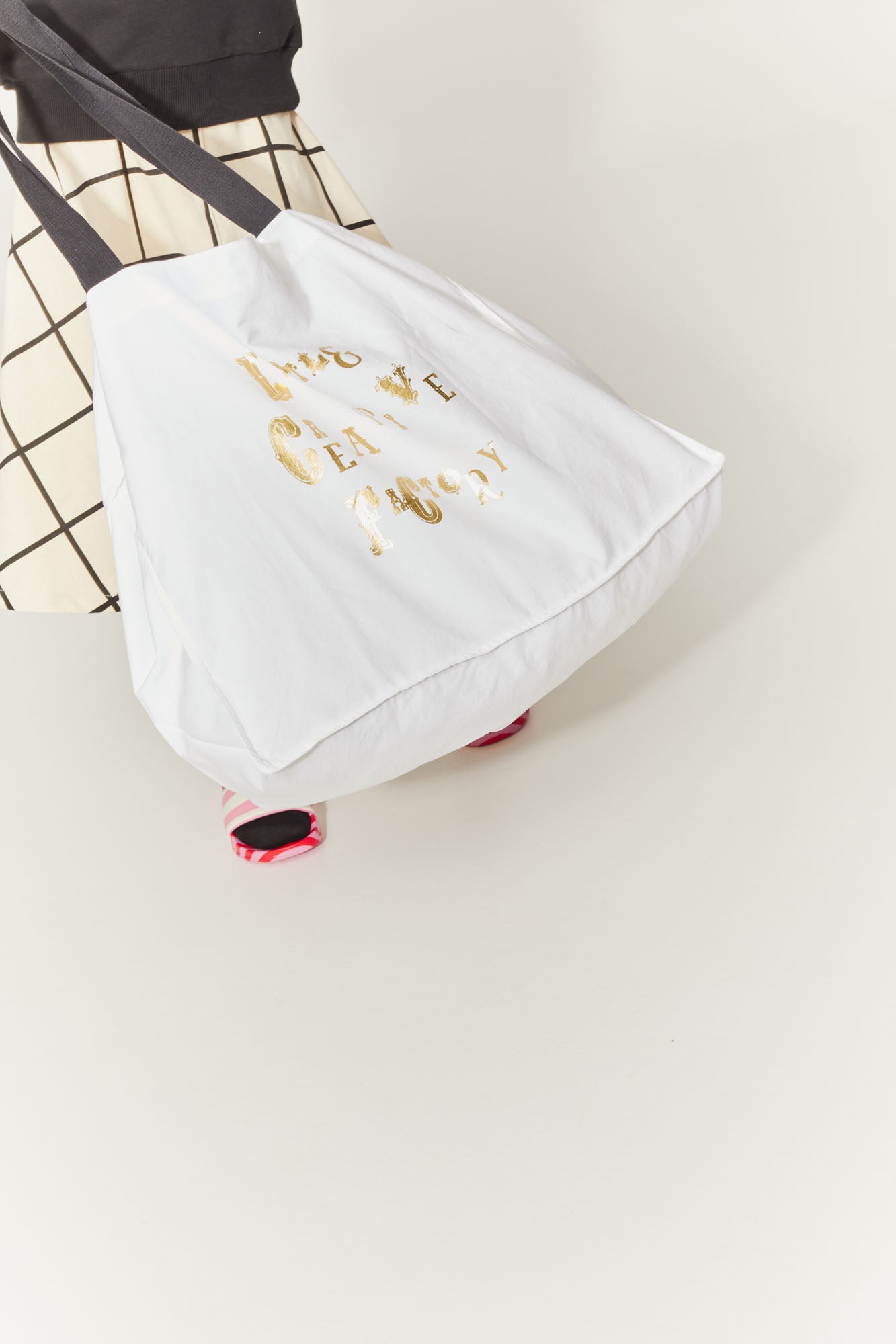 Origami Tote Bag White