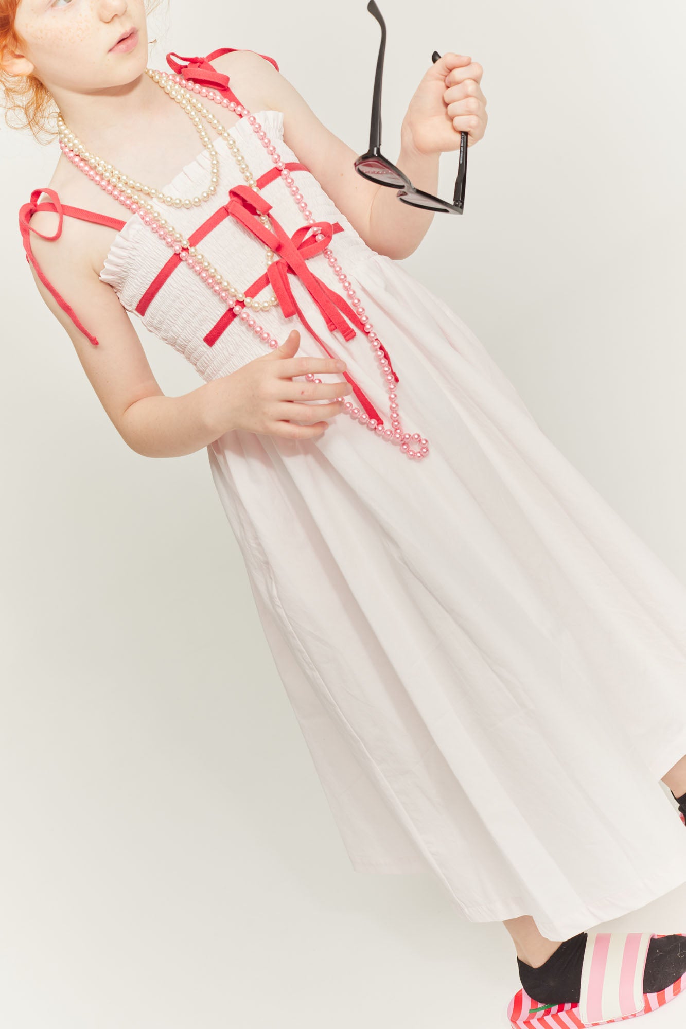 Magic Strap Dress Pale Pink