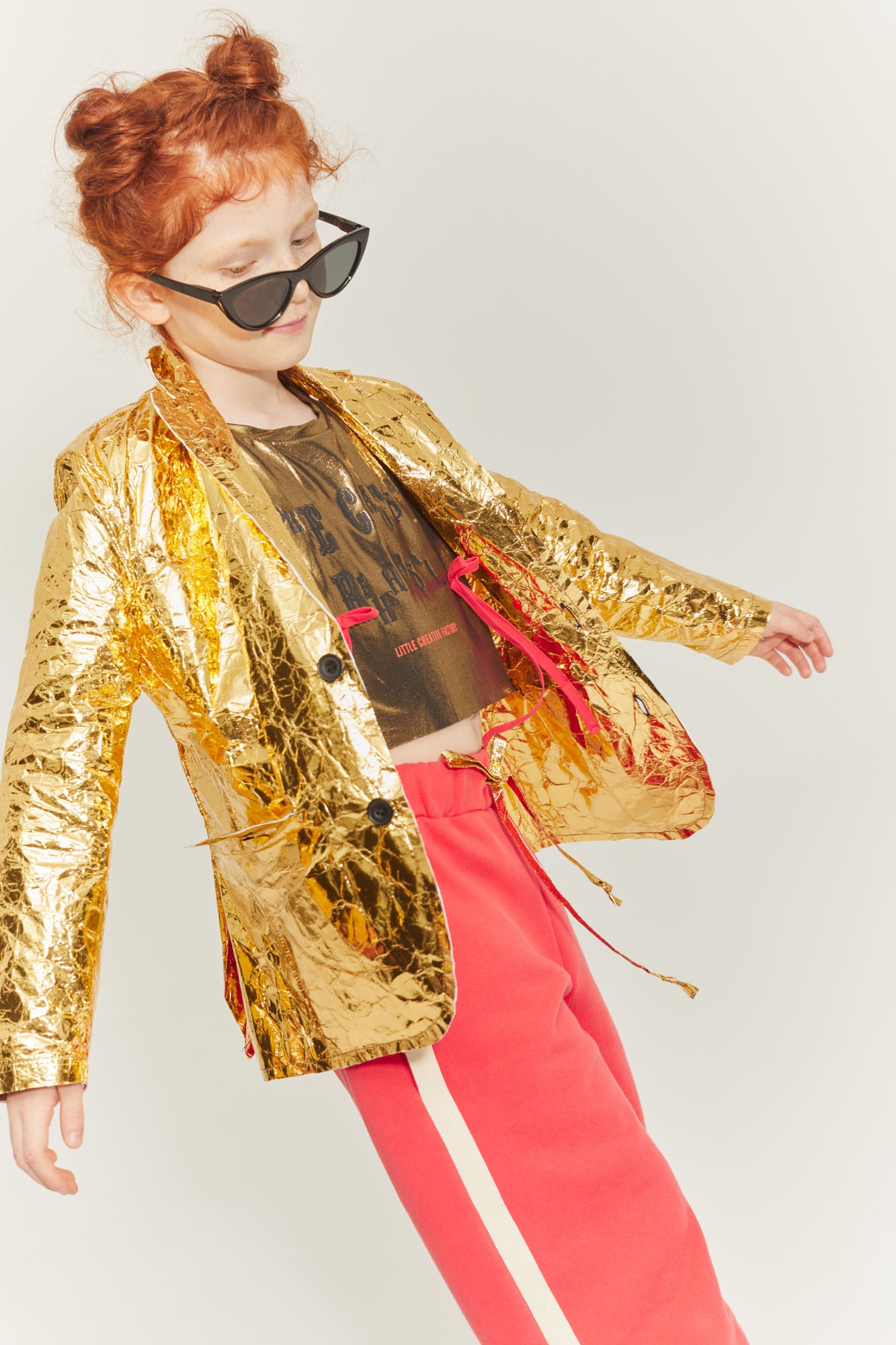 Gold Paper Blazer